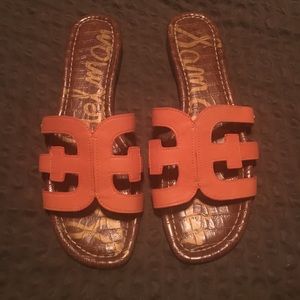 Sam Edelman orange sandals